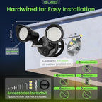 ALUSSO Dusk to Dawn Outdoor Lighting 30W 3500LM 3CCT 3000K/4000K/6500K 120V - Image 2
