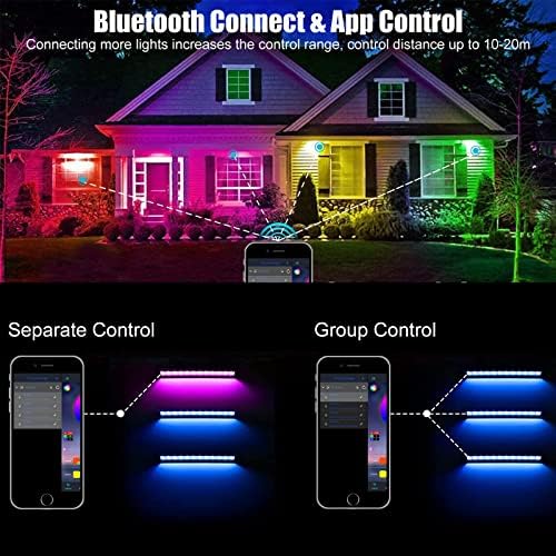 50W RGB Wall Washer Light, RGB Light bar with Remote Control & APP Control, for Hotel, Building, Commercial Lighting, Birthday Party, Garden Lighting, Wall Display - Image 3