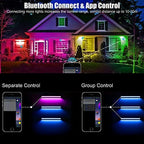 2 Pack 50W RGB Wall Washer Light, Indmird Stage Wash Light Bar, RGB Light Bar, Warm 3000K & 16 Million Colors&Timing& Music Sync, for Commercial Lighting, Birthday Party, Garden Lighting, Wall Display - Image 4