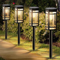 EXCMARK 16 Pack Solar Pathway Lights Outdoor Waterproof, Warm White by ExcMark