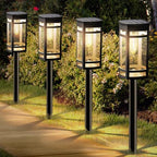 EXCMARK 16 Pack Solar Pathway Lights Outdoor Waterproof, Warm White by ExcMark