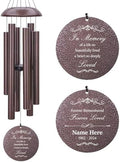 Personalized Sympathy Wind Chimes, Sympathy Gift by ExtrabilyOfficial