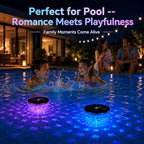 Solar Floating Pool Lights(2 Pack), 2600mAh Floating Lights with 5 Color Modes, with Fish Pattern, Waterproof Solar Powered Pool Lights for Above Ground Pools, Ponds & Garden 2026 - Image 5
