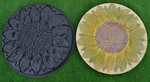 Sunflower Plastic Mold Stepping Stone Garden Path Concrete Plaster #S18 - Image 6