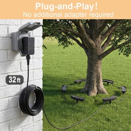 Outdoor Ring Tree Lights 6 Pack, Landscape Uplighting for Trees - Image 2