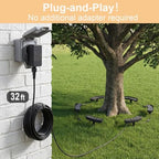 Outdoor Ring Tree Lights 6 Pack, Landscape Uplighting for Trees - Image 2
