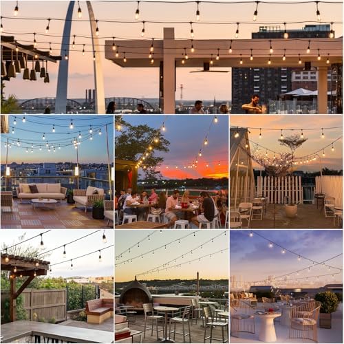 Svater 192 FT Outdoor String Lights 2W S14 LED Commercial Grade Waterproof - Image 6