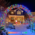 JMEXSUSS 2 Pack Solar Christmas Lights, Total 400 LED 151FT, Multi-Colored - Image 4