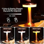 Riakrum 4 Pcs LED Cordless Table Lamp Bulk Rechargeable,Rose Gold - Image 4