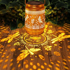Solar Lanterns Outdoor Dragonfly Garden Decor, Birthday Gifts for Women Mom - Image 2