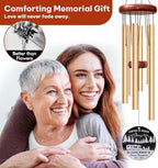 Personalized Camping Memorial Wind Chime – “Camping in Heaven” Custom Name & Years Tribute – Sympathy Gift for Campers – Remembrance Windchime for Loss of Loved One & Bereavement Support Keepsake - Image 3