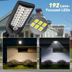 MMKT Solar Street Lights Outdoor Waterproof, 3 Color LED Dusk to Dawn Solar Light, Flood Lights with Motion Sensor and Remote Control, Parking Lot Light 1 Pack (Large 2 Pack) - Image 4