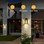 VIANIS 2 Pack Exterior Garage Lighting Fixtures Wall Mount, 100% Aluminum - Image 5