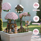 Miniature 8 Pcs Mini Garden Furniture, Fairy Garden Accessories Kit, Resin Figurines with Swing Set, Whimsical Theme, for Outdoor Patio, Yard, Lawn, or Desk - Image 3