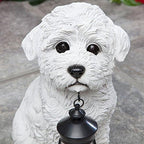 Bits and Pieces Resin Dog Sculpture - Image 2