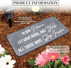 Pavilion – Bless All Those Who Step Inside Our Home – 16” Indoor Outdoor Weatherproof Decorative Garden Stepping Stone Religious Housewarming Gift - Image 2