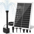 20W Solar Fountain Pump, Adjustable Submersible Pump for Garden Pond by Unknown