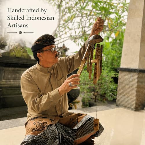 ASTARIN Bamboo Wind Chimes for Outside,Handcrafted Wooden Wind Chimes - Image 3