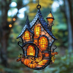 Gothic Magic Castle Acrylic Suncatcher by AVAGAN