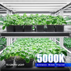 Barrina T5 Grow Lights, 3FT 128W (8 X 16W), 5000K Grow Lamp, 8 Packs, White - Image 2