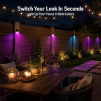 LEONLITE 6-Pack RGBCW Low Voltage LED Deck Lights, Color Changing - Image 4