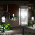 ELECLINK Solar Pathway Lights Outdoor, 6 Pack Upgraded Solar Lights Outdoor Waterproof, Bright Up to 15 Hrs Auto On/Off Garden Light for Yard Patio Lawn Path Walkway Driveway Outside Decor(Cool White) by ELECLINK