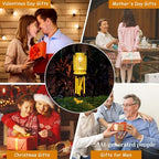 2 Pack Solar Bee Wind Chimes for Outside for Mom Women Grandma,Solar Bee Mason Jar Wind Chime Light Unique Hanging Wind Chimes Outdoor,IP65 Waterproof, for Yard Garden Terrace - Image 4