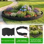 Vashly 40Ft Garden Edging 5.9 in Tall Landscape Edging 40 Pcs Garden Border - Image 4
