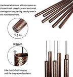 HOHIYA 50" Extra Large Outdoor Wind Chimes Deep Tone Aluminum - Image 6
