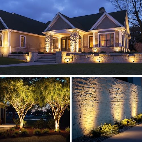 Low Voltage Landscape Spot Lights 8 Pack with 60W Transformer and 65FT Wire - Image 6