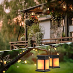 GIGALUMI Solar Lanterns Outdoor Waterproof, 4 Pack Hanging Solar Lanterns - Image 7