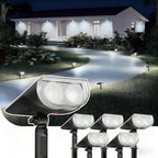Linkind Solar Spotlights Outdoor Waterproof Dusk to Dawn Cool White 6 Pack by Linkind