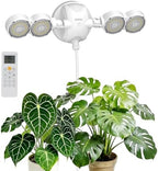 SANSI Wall Mounted Grow Light, 30W Dual Head Full Spectrum with Remote by SANSI
