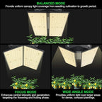100W LED Plant Grow Light Meets Plant Growth Requirements Multi-Angle Adjustable, Hanging Design Suitable for Various Growing scenarios - Image 5