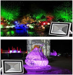Landscape Light - Floodlights, Adjustable 220V RGB Color-Changing Spotlight, IP67 Outdoor Waterproof LED Landscape Tree Spotlights, for Green Illumination of Trees(Red,10w) - Image 6