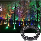 Tree Hugging Lights, AC220V LED Ring Tree Spotlights, IP65 Waterproof Outdoor Waterproof Pillar Lights(A-Blue,5PCS(60W)) - Image 6