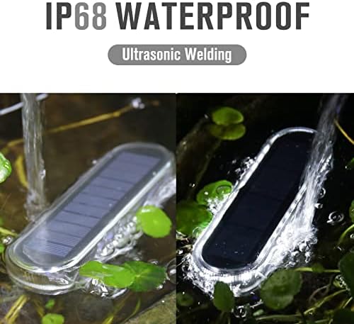 Solar Powered Driveway Lights, 4 Pack Solar Dock Deck Lights Outdoor-White - Image 4