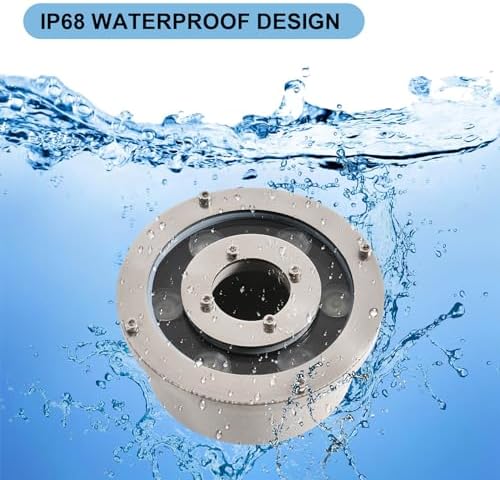 Fountain Light LED Underwater Pond Lights 5000K Day White DC12V IP68 Waterproof Submersible Light for Garden Fountain Pond - Image 4