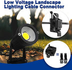18-Pack Low Voltage Landscape Light Connectors, UL Listed - Image 6