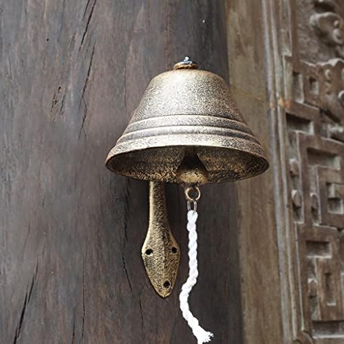 Cast Iron Rustic Metal Wall Bell Hanging Classic Dinner Chime Decoration for - Image 5