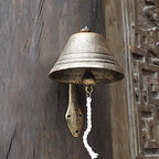Cast Iron Rustic Metal Wall Bell Hanging Classic Dinner Chime Decoration for - Image 5
