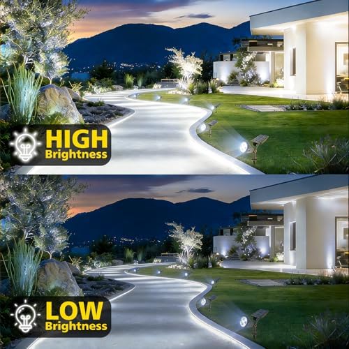 T-SUN Solar Spot Lights Outdoor Waterproof,Solar Landscape Spotlights,1Pack - Image 5