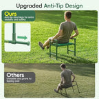 Housolution Garden Kneeler and Seat with Anti-Tipping Extendable Legs - Image 4