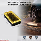 SHONELIGHTING 4x8 Solar Ground Lights, 12-Color Paver Light, RGB-W, 6Pack - Image 3