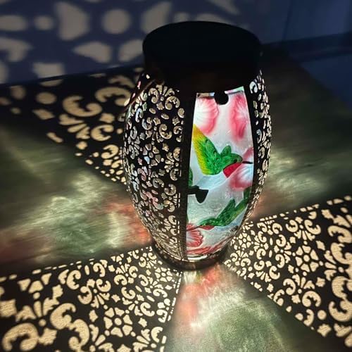 Hanging Solar Lantern Waterproof Garden Light Hummingbird-New - Image 2