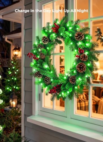 Minetom 4 Pack Solar-Christmas-Lights-Outdoor, Total 157FT, 400 LEDs - Image 4
