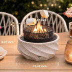 Outdoor Tabletop Fire Pit Small Fire Stove for Balcony 11.42" - Image 5
