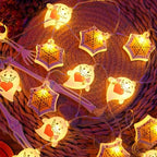 CAKERS Creative Halloween Fairy Lights|Warm White Light Novelty String Lights|Led Hanging Copper Wire Lights|Night Lamps for Party Home Office Decor,H,5m(16.4ft)-20LED-Solar - Image 3