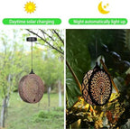 2 Pack Solar Wind Chimes for Outside, 43" Peacock Hanging Wind Chime Lantern with Wire, Deep Tone Memorial Wind Chime Decoration for Home, Patio, Garden, Yard, Multicolour Wind Chimes Gifts - Image 4
