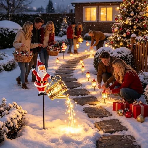 Christmas Solar Kettle Lights, Garden Lawn Decorative Lights - Image 2
